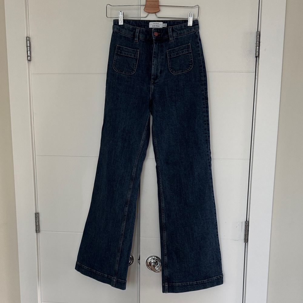 & Other Stories Dark Blue Wide Jeans - 26